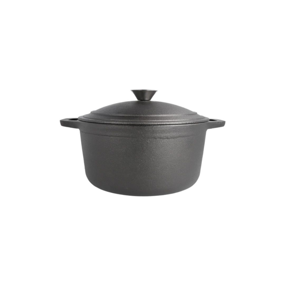 Stoypijarnsgrýta v/loki 4,8L Ø25,5cm svørt
