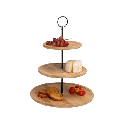 EH Uppsatsur 3hæddir bambus 34x28cm