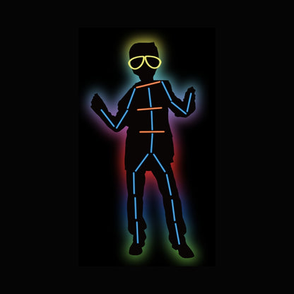 EH Glow in the dark sett 61deilir 2ymisk