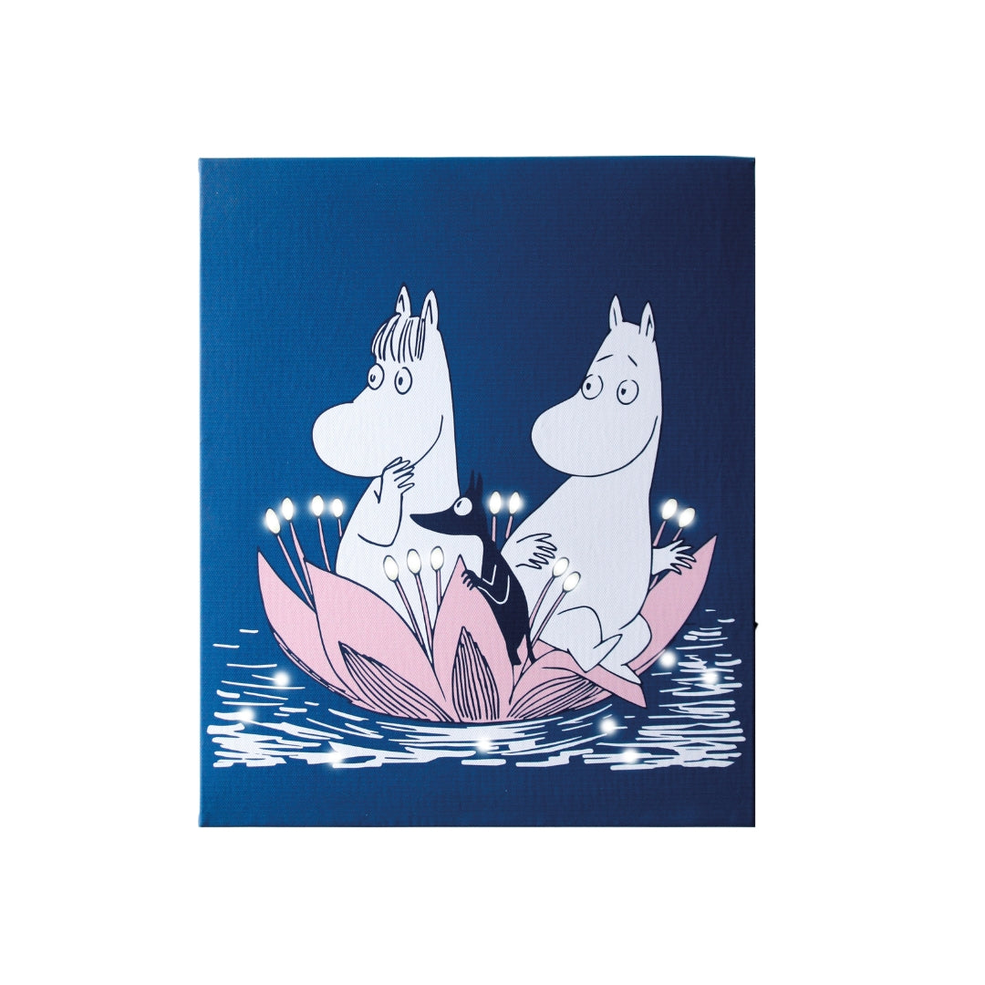 Málningur v/ljós Mumi 25x30cm