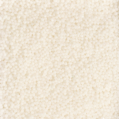 Skreytsukur hvítar kúlur lítlar Ø2mm 1kg