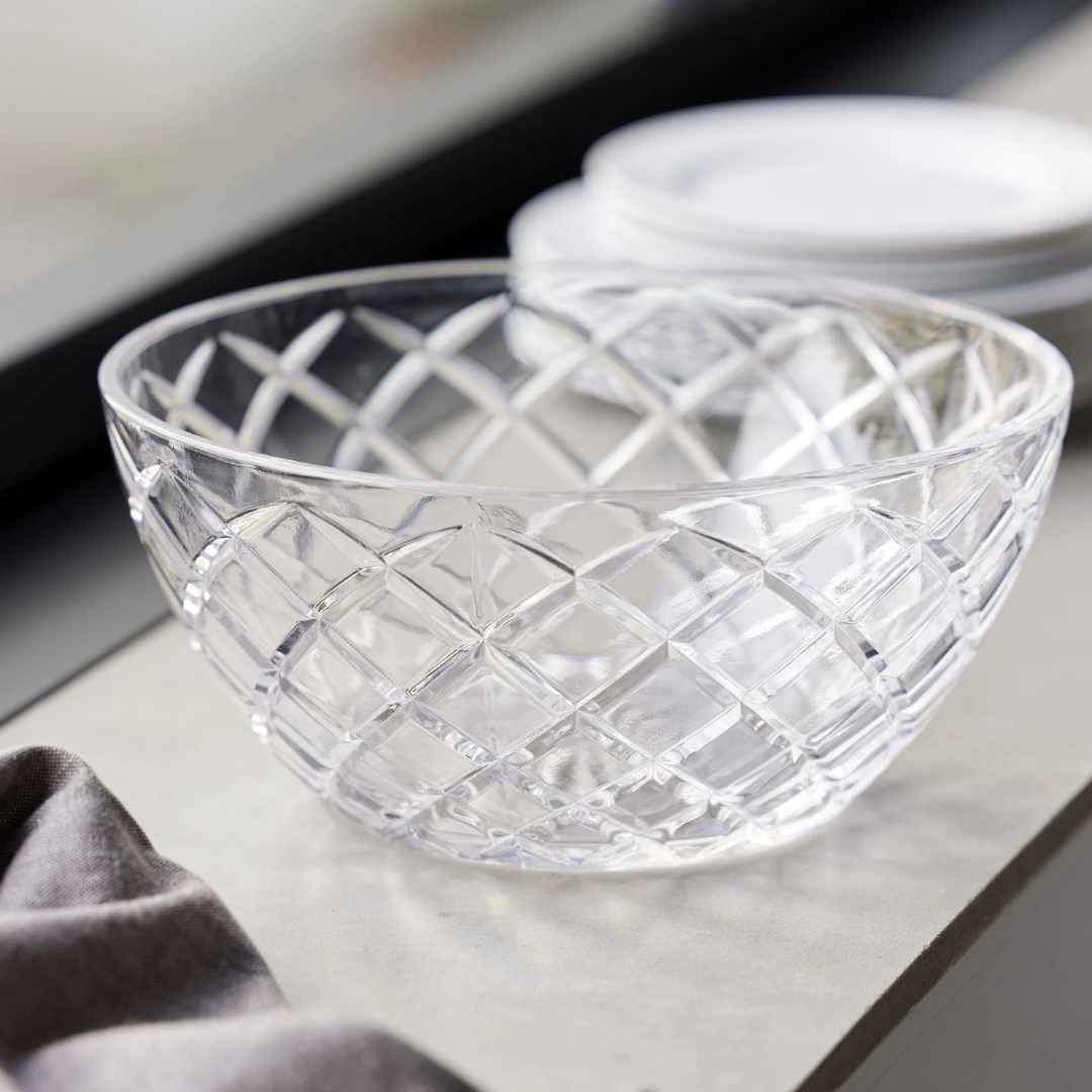 Skál Ø24cm Sorrento Klár glas Lyngby