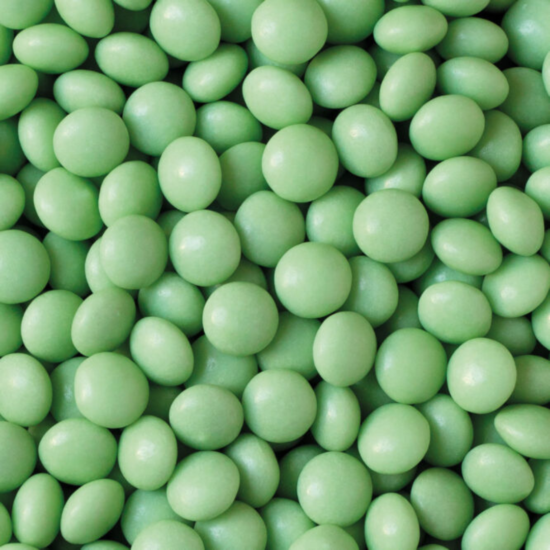Decora Sjokolátaperlur 60% pastel grønt 80gr
