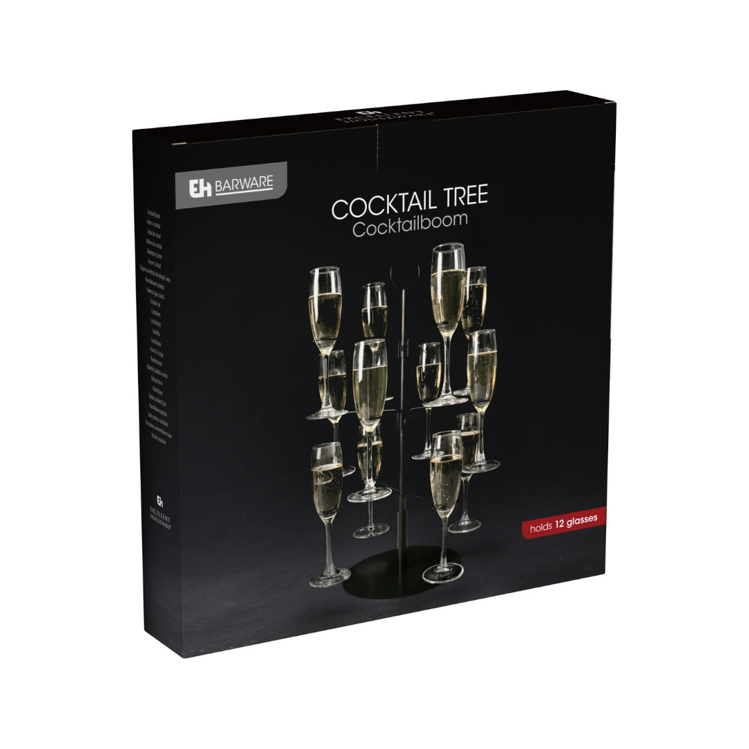 EH Uppsatsur t/12 champagnegløs 3hæddir H55,5cm