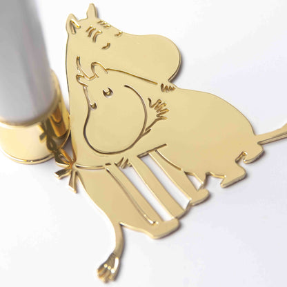 Ljósastaki Mumi gull 8,5cm