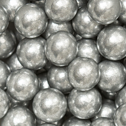 Decora Skreytsukur perlur silvur 100gr Ø8mm