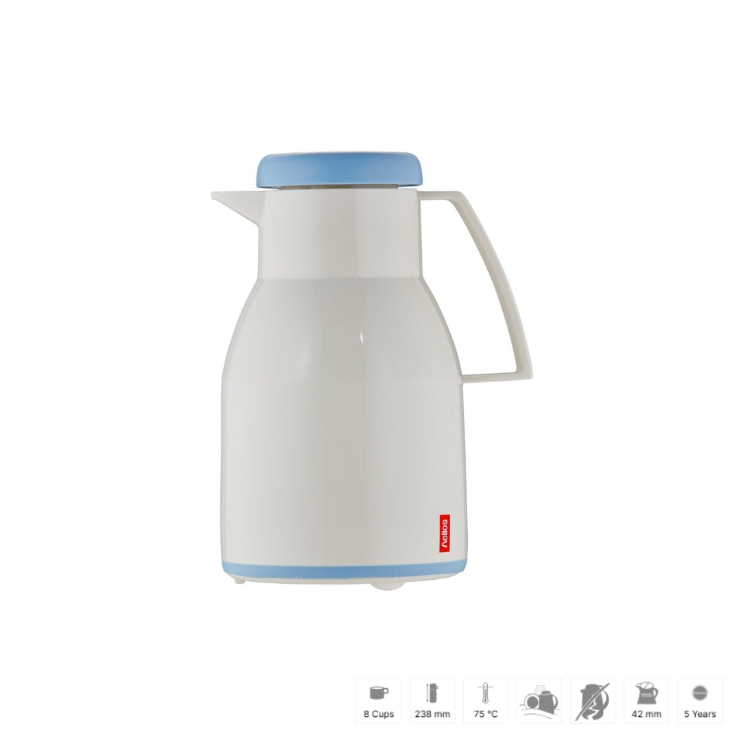 Helios termokanna Wash S+ 1L hvít
