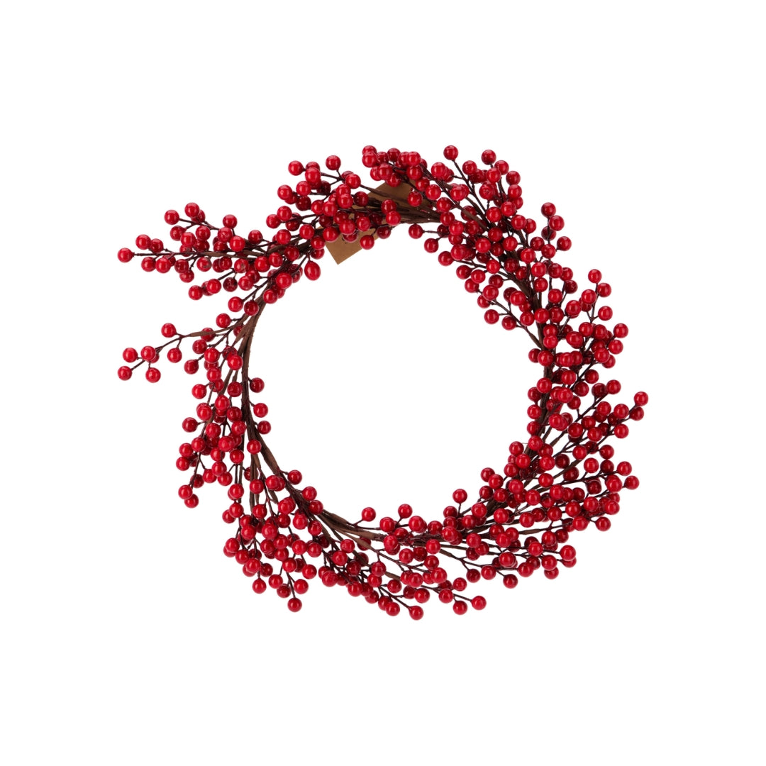 EH Kransur við reyðum berum Ø45cm