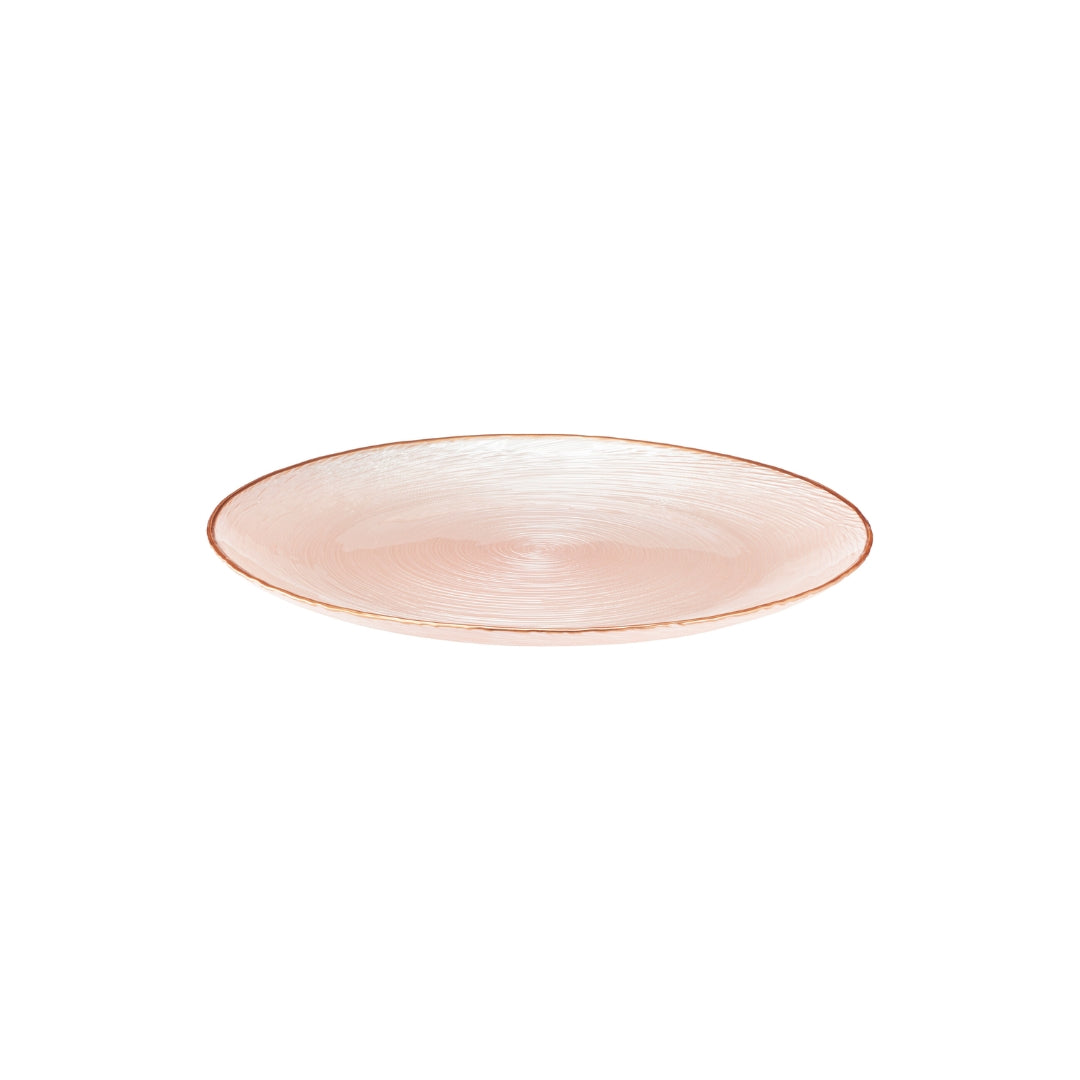EH Tallerkur glas 32cm pink