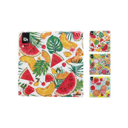 EH Serviettar frukt 33cm 16stk 3ymisk