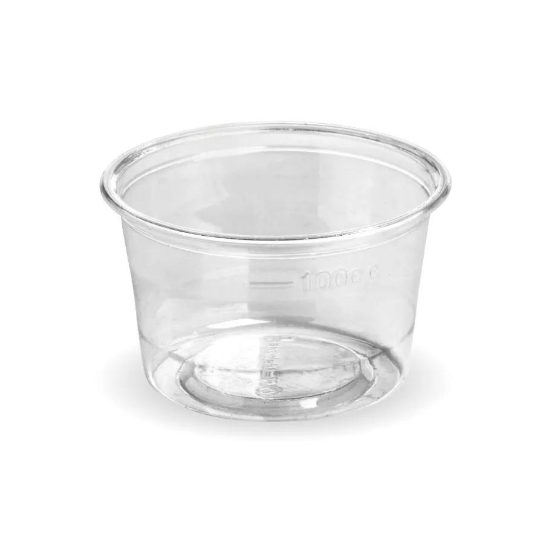 Biopak ílat 140ml plast Bio PLA Ø7,6cm 50stk/20pk