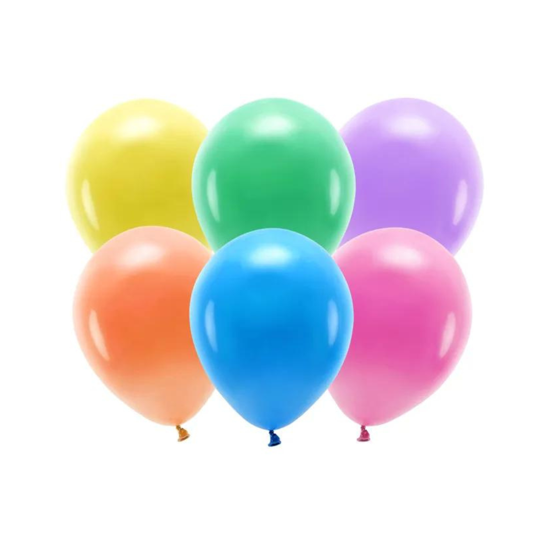 Partydeco Ballónir ECO 30cm 100stk Pastel mix