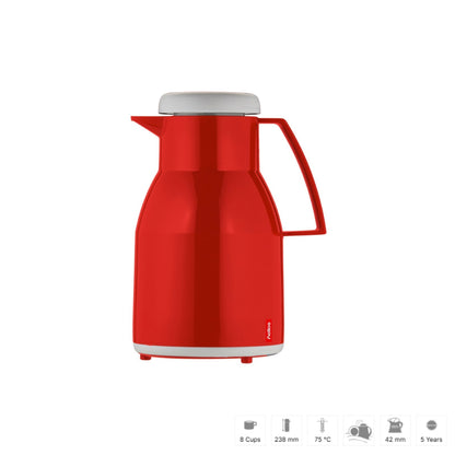 Helios termokanna Dishwasher-proof 1L reyð