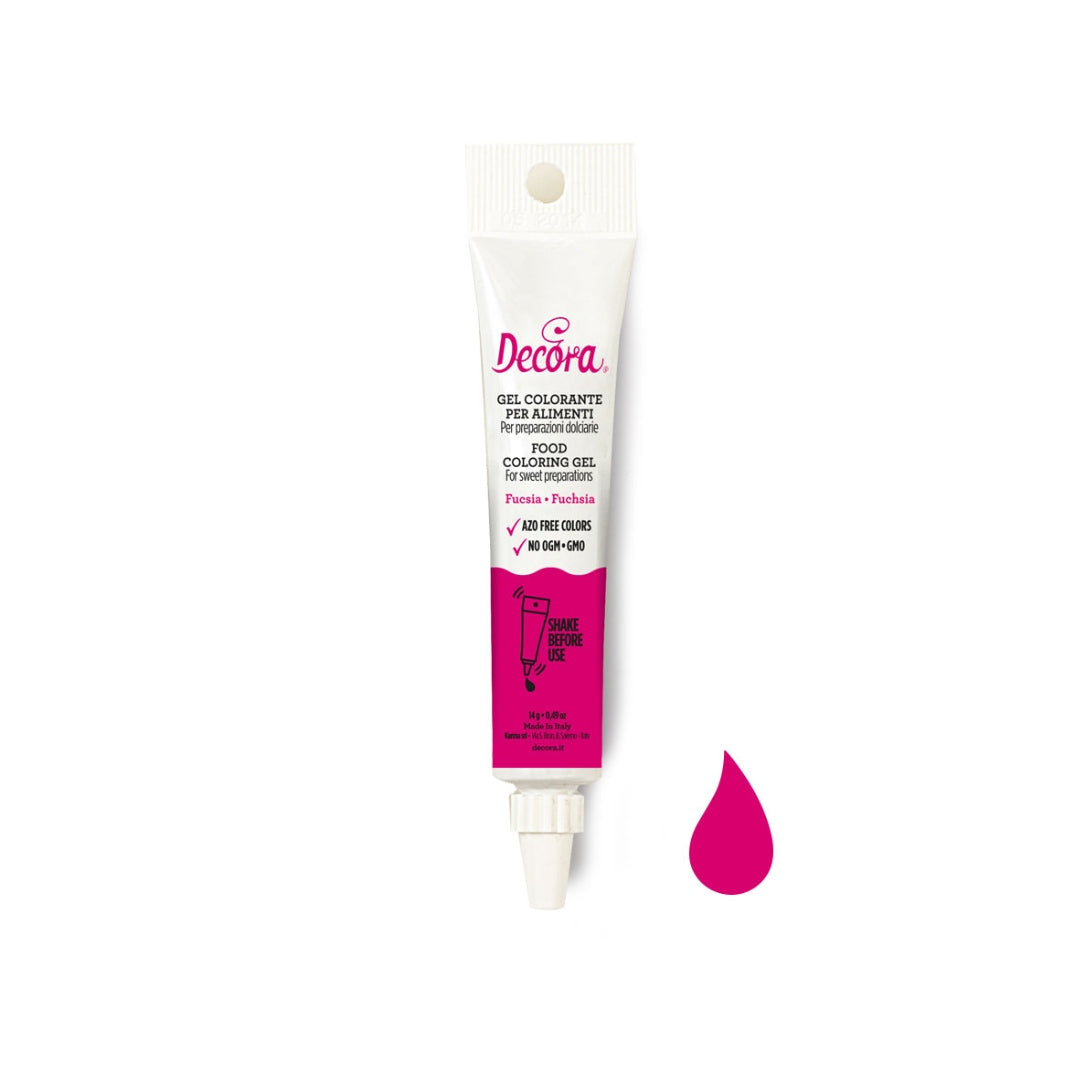 Decora Litur gele 14gr Fucsia Pink natúrlig