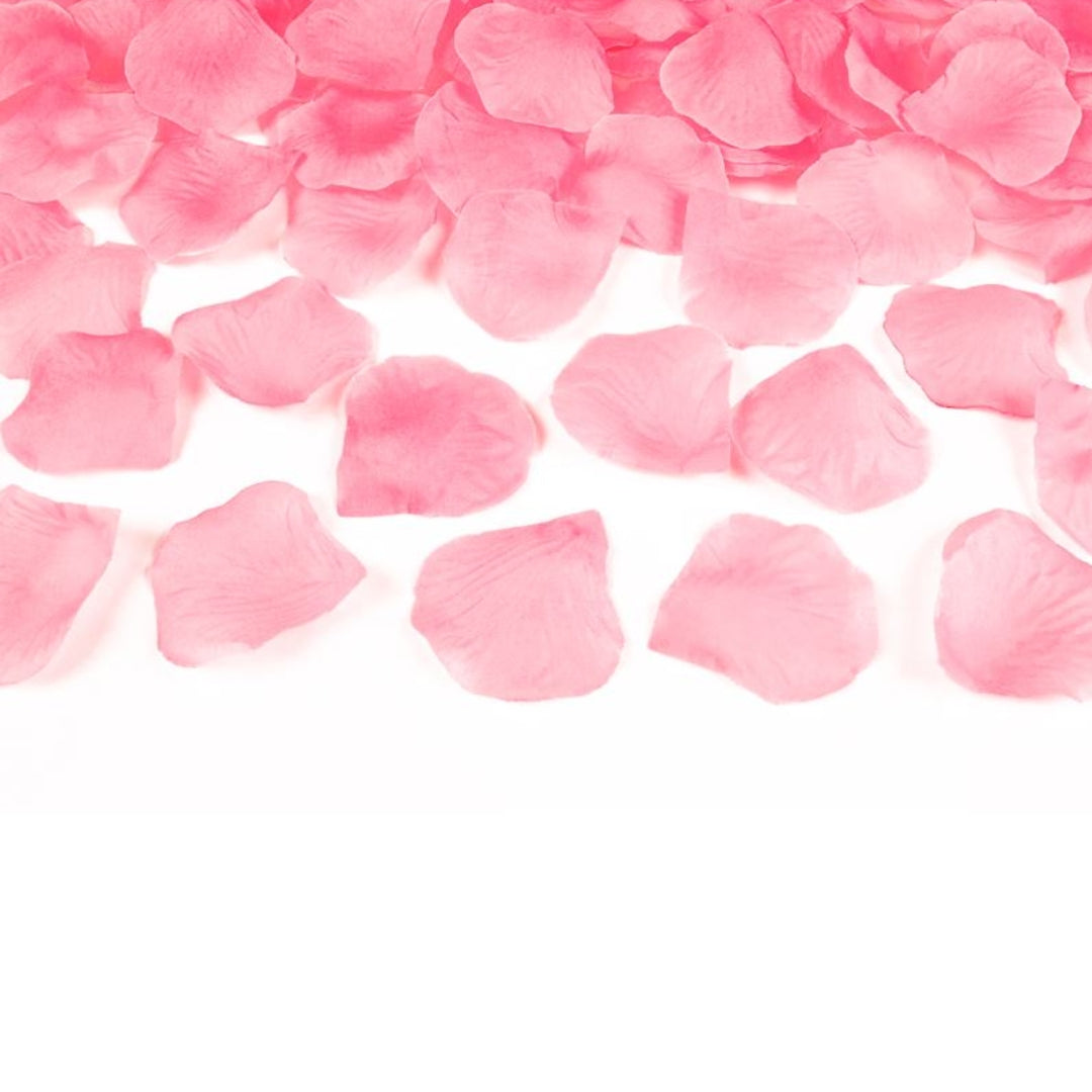 Rósuubløð í posa ljóst pink