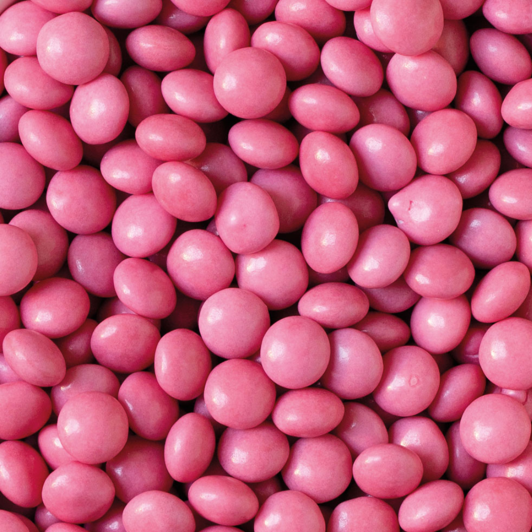 Decora Sjokolátaperlur 60% Rosa 80gr