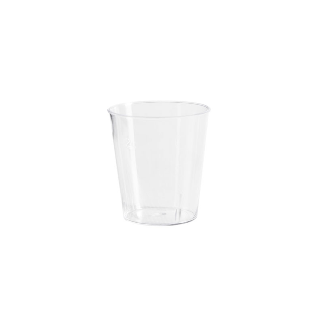 Duni Glas 3cl snaps 20stk|Kart/16 transparent