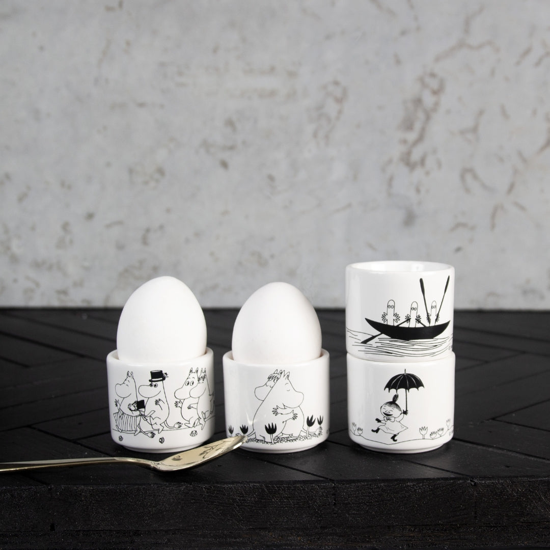 Eggjabikør Mumi hvítt 5cm 4stk