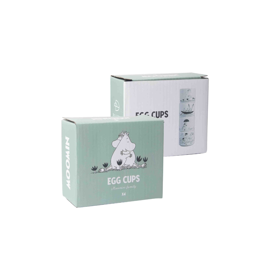 Eggjabikør Mumi hvítt 5cm 4stk
