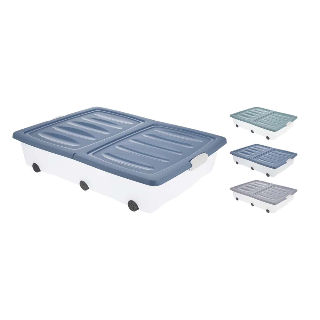 EH Plastkassi 52L v/lok PP v/hjól 80x60cm