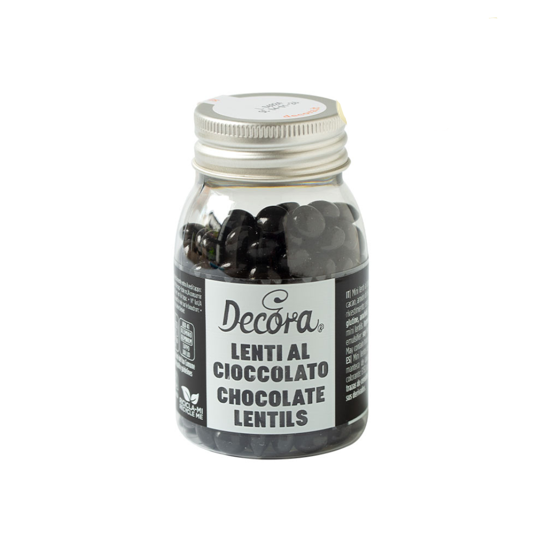 Decora Sjokolátaperlur 60% Svart 80gr