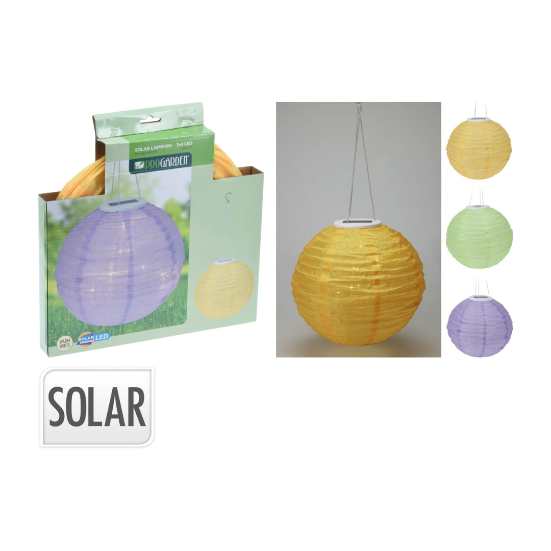 EH LED sólsellulampa 3x4led Ø28cm 3ymisk