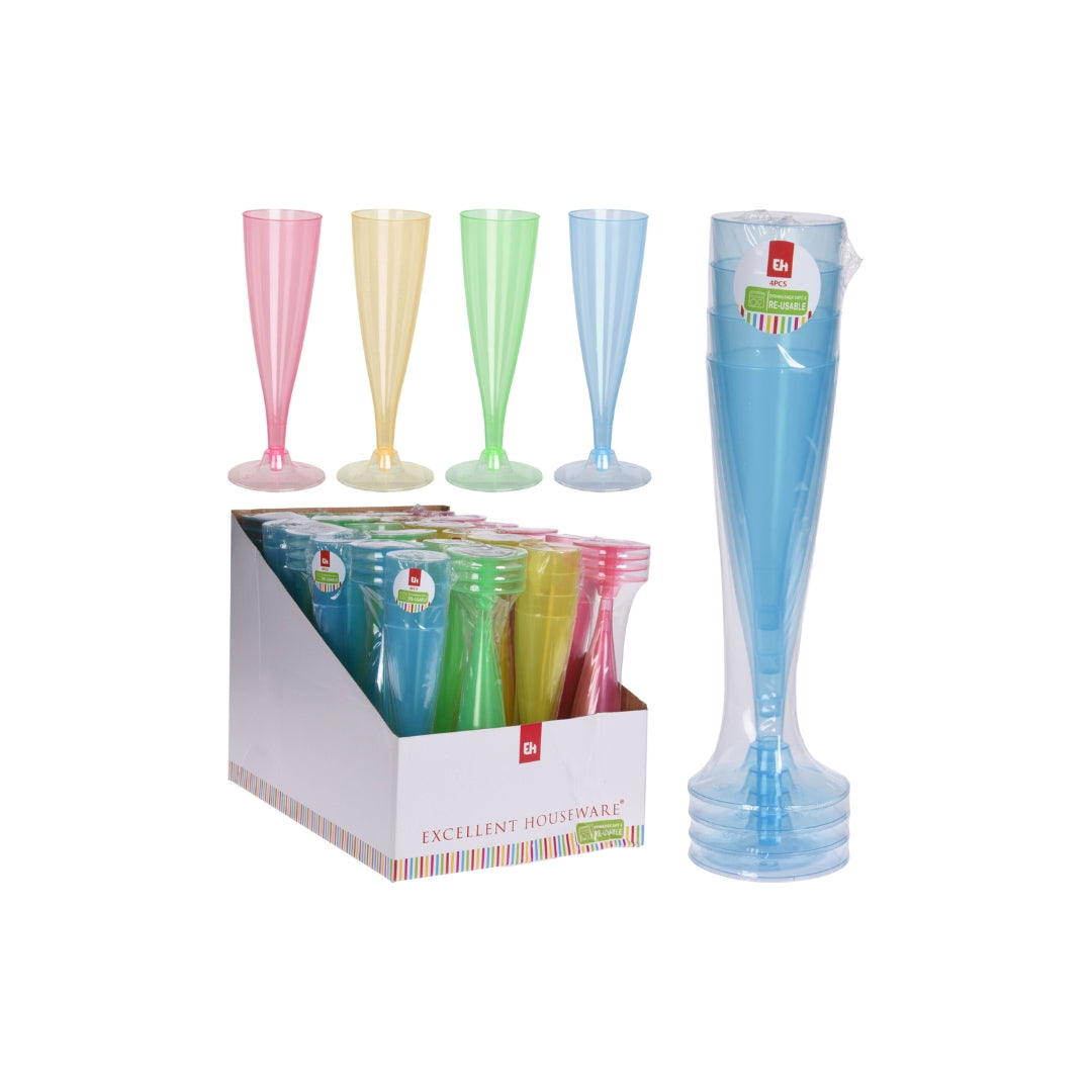EH Champagnuglas 130ml 4stk 4ymisk
