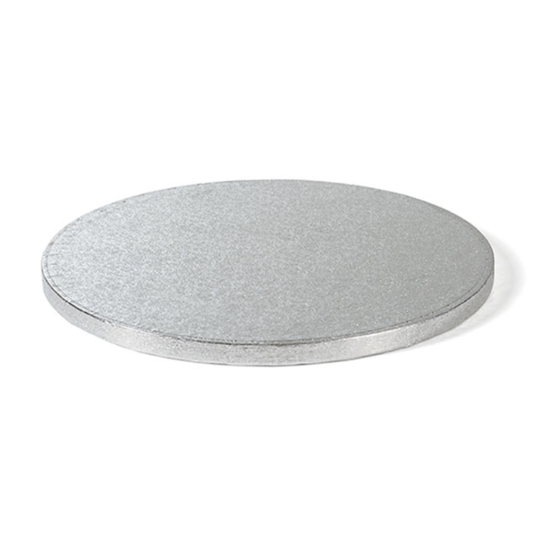 Decora køku/mat kartong silvur Ø40 H1,2cm