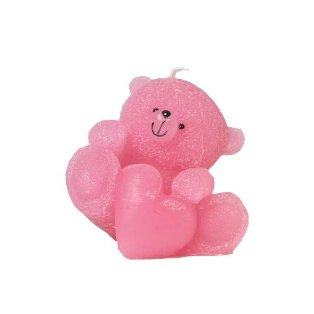 Figurljós Pink Bamsa 1stk