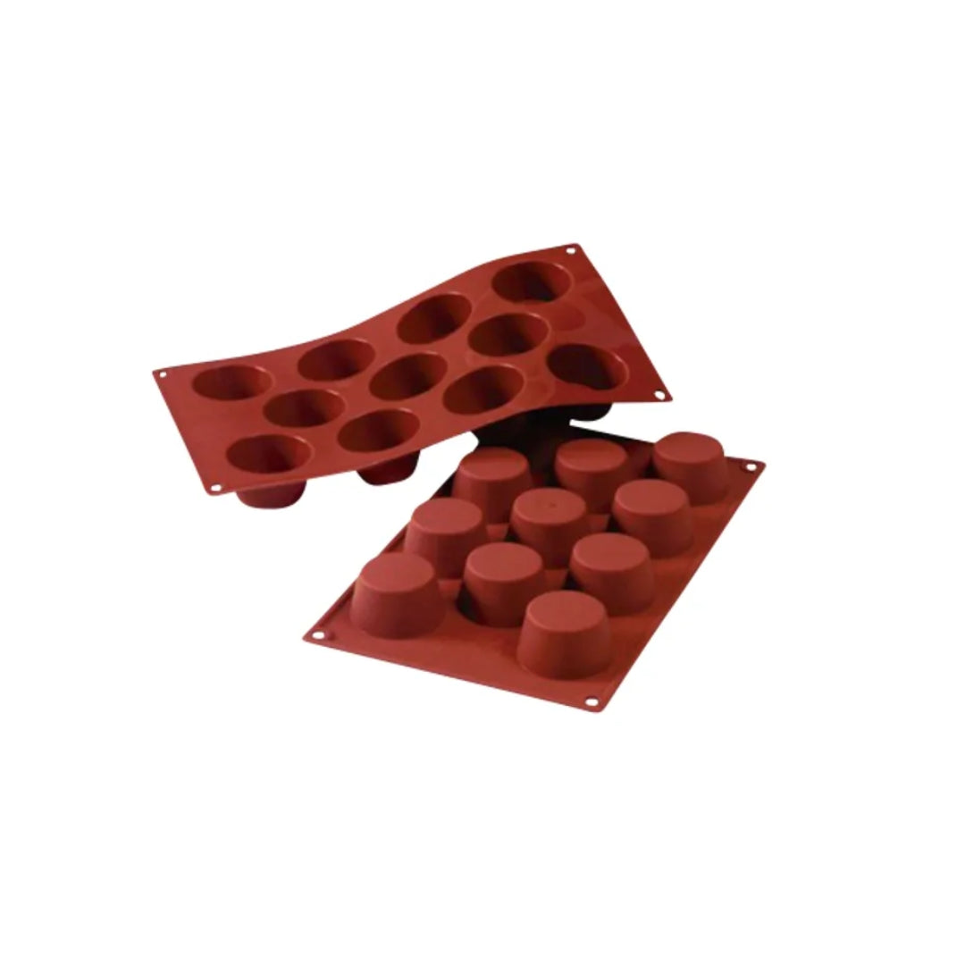 Muffinsformur Silikon 5cl Ø51 L325 B176 H28