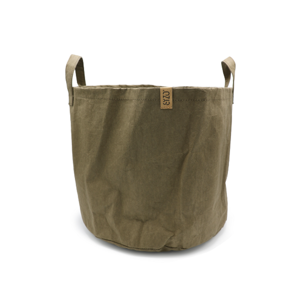 Sizo papírkurv rund brún Ø35xH30cm 1stk