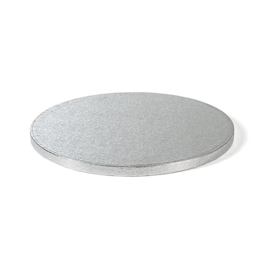 Decora køku/mat kartong silvur Ø25x1,2cm