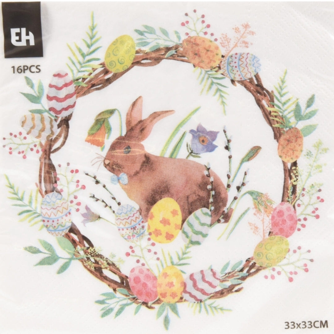 Serviettar páskir 33cm 16stk 2ass 1stk