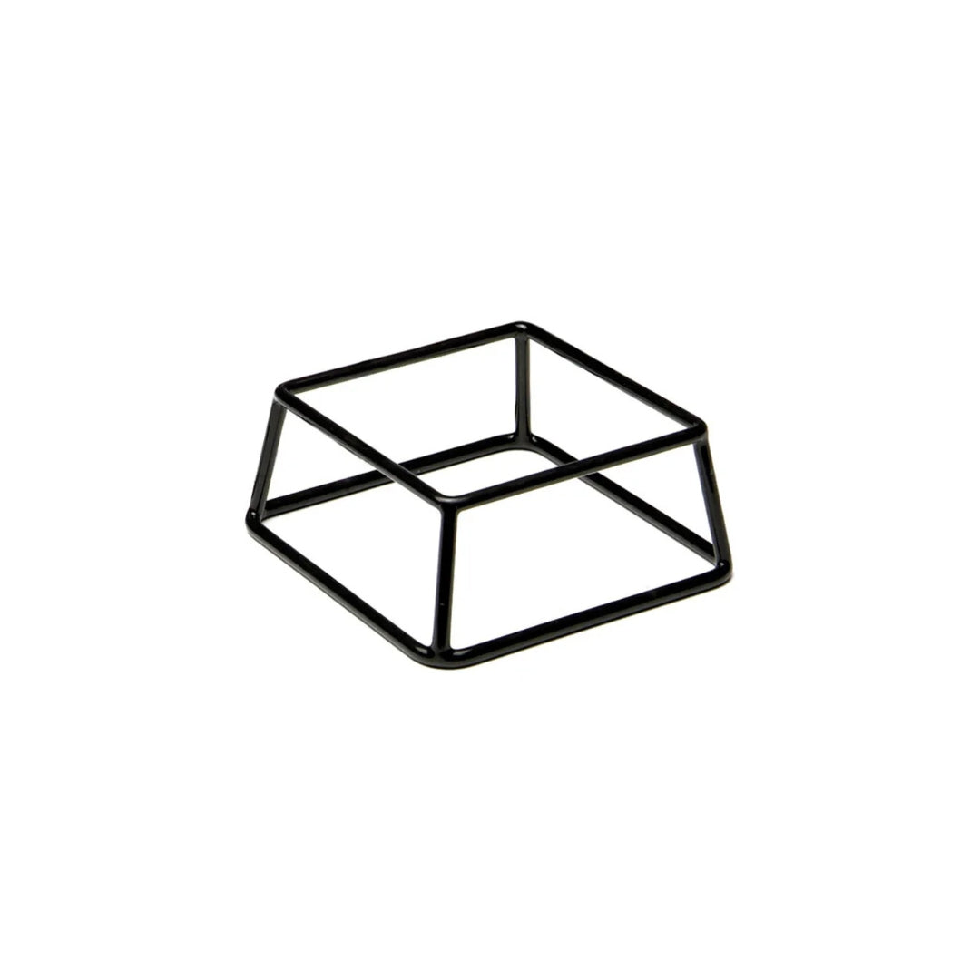 Buffetstandari Multi svartur v/gummi 18x18x8cm