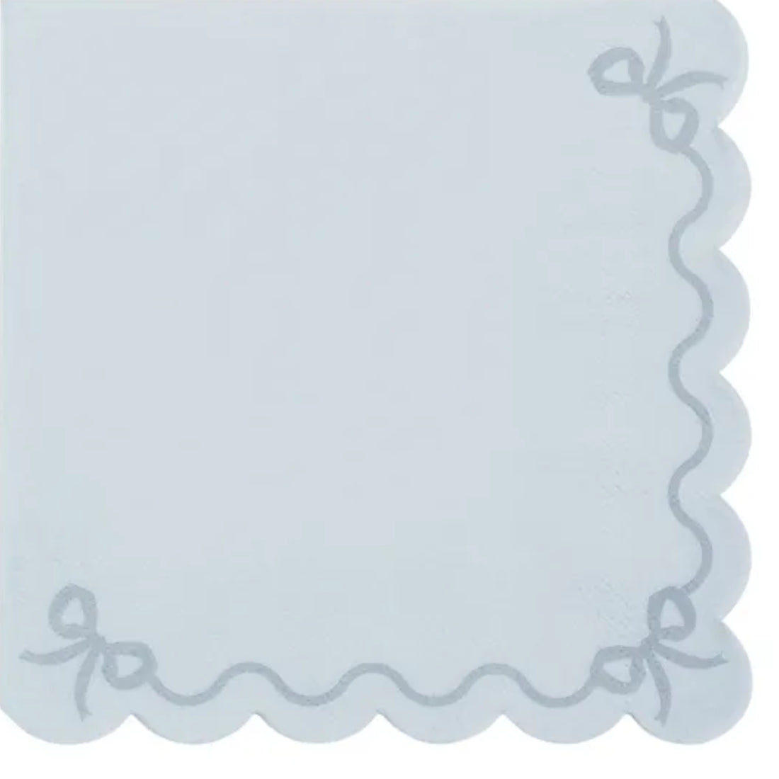 Party Deco Serviettar 3-lags 33x33cm blátt 12stk