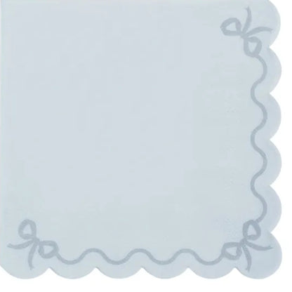 Party Deco Serviettar 3-lags 33x33cm blátt 12stk