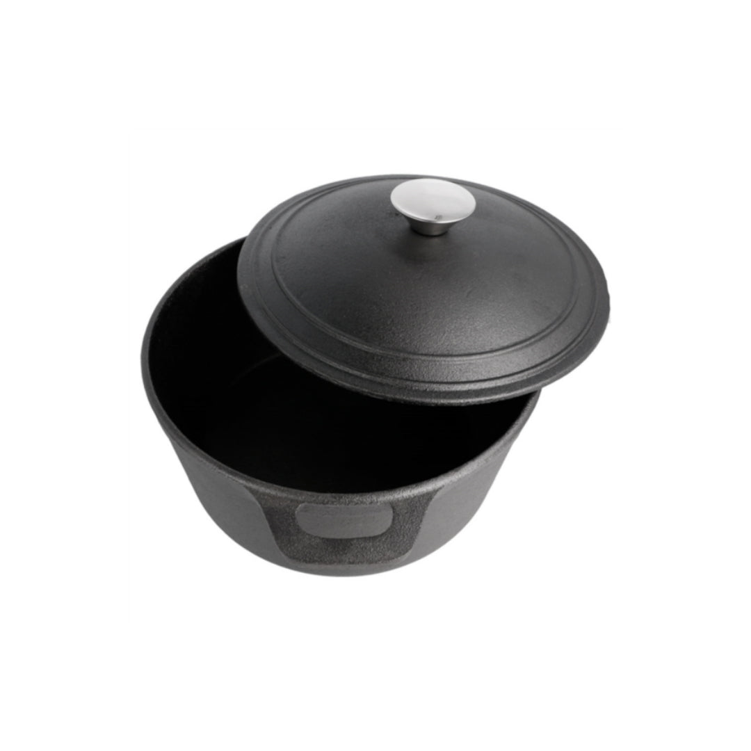 Stoypijarnsgrýta v/loki 4,8L Ø25,5cm svørt