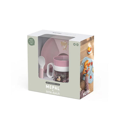 Barnasett Fairy Garden koppur, tallerkur &amp; skeið