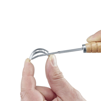 Deiggjknívur v/5 bløðum RF+træ