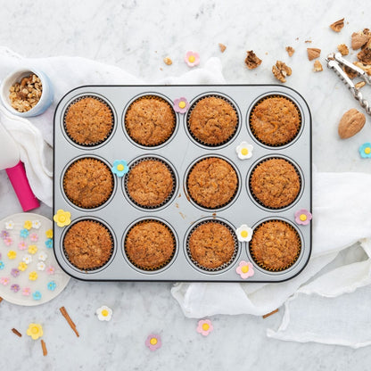 Muffinsformar 12stk Ø7cm H3cm 35x26cm Nonstick