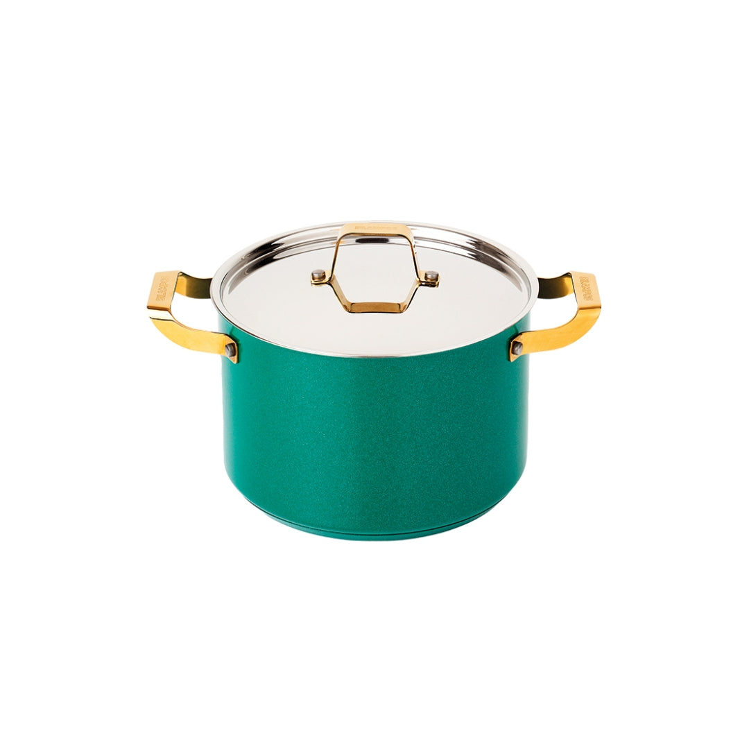 Heritage grýta 4L Ø20 H13,6cm Grøn v/gullh.
