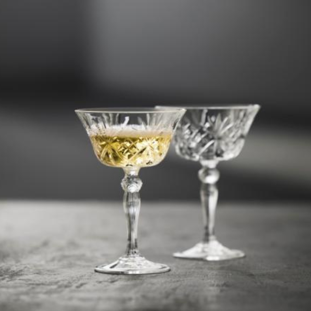 Gløs Champagneskál 4stk 26cl Melodia Lyngby
