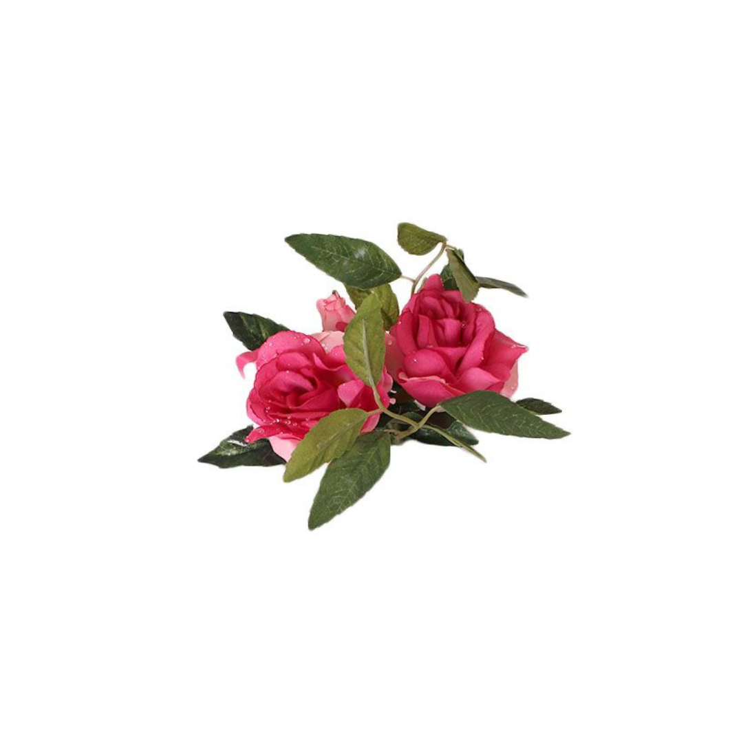 Ljóskransur Rósa Pink 1stk|Kart/12