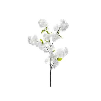 Party Deco Blómur Cherry hvítt 97cm