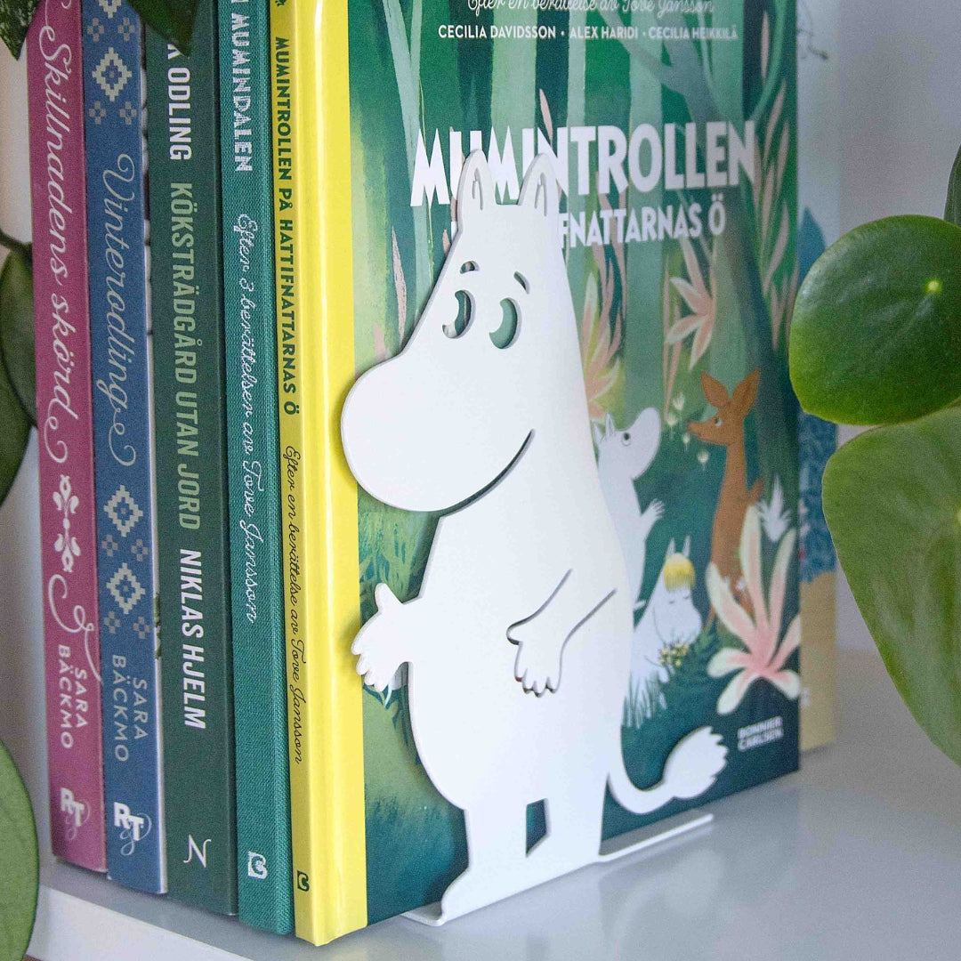 Bókahaldari Mumi hvítt 13,3x17x8,1cm 2stk