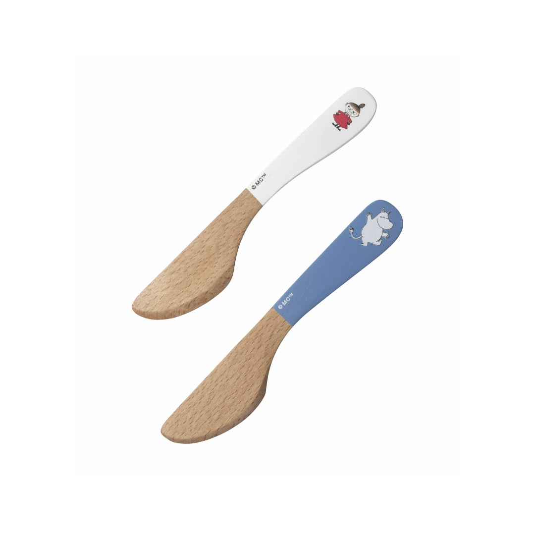 Smørknívar træ Mumi 18cm 2stk