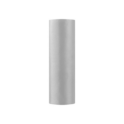 Satin 0,16x9m Plain silvur 1stk/48