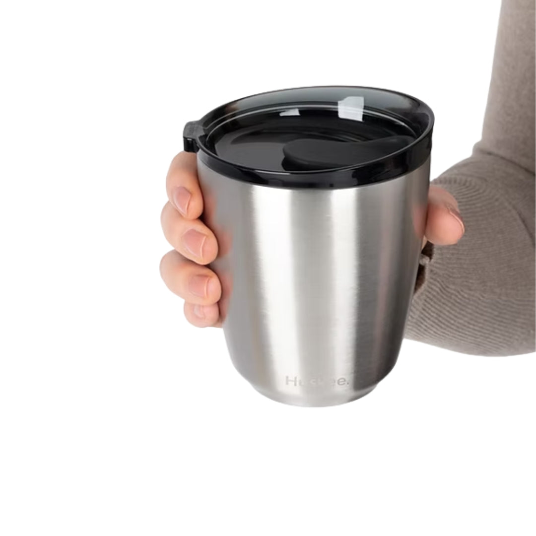 BP Termokoppur 25ml v/lok Bustað endurn.stál Ø8,7cm H:9,7cm