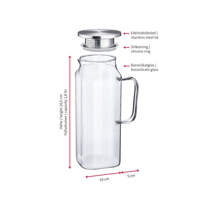 Vatnkanna 1,8L Puro glas+RF