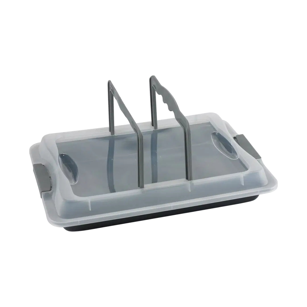 Bráðpanna v/loki 42x29cm Funktion